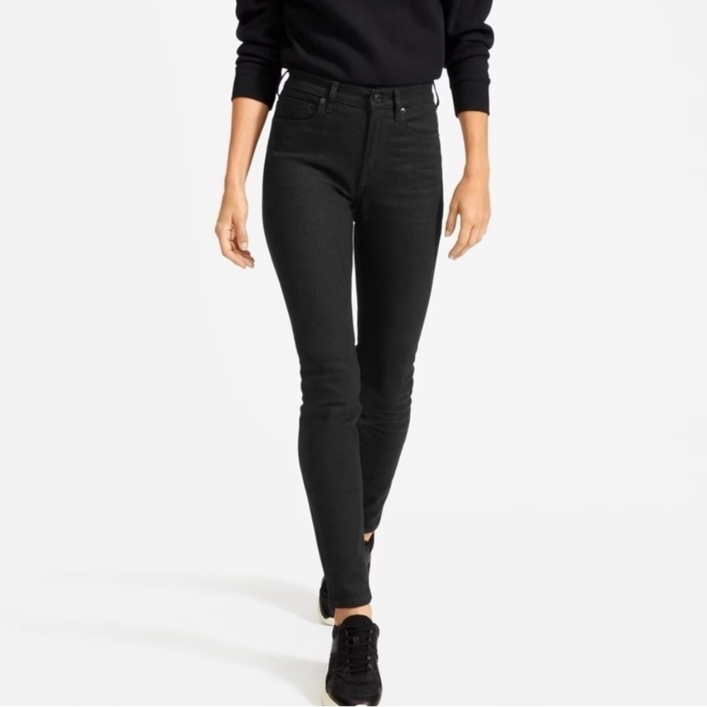 Everlane The High-Rise Skinny Jean 25 Ankle black
